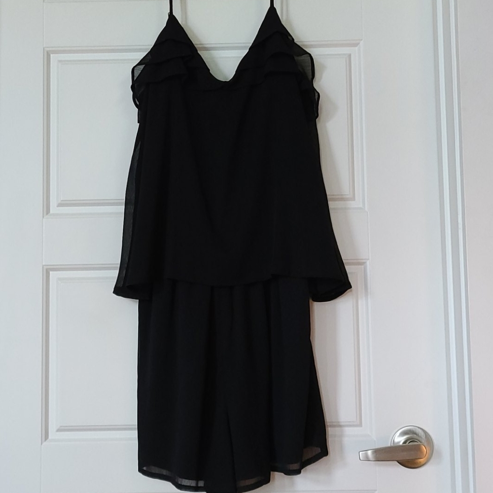 Xhileration Black Women's Romper Size M